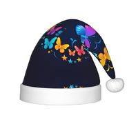 WZYCWB Butterflies form a circle Patterned Christmas Party Hat, Children's Class Activity Gift, Christmas Holiday Decoration Prop