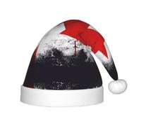 WZYCWB Canadian flag New Year Party Children's Hat, Christmas Event Stage Performance Holiday Party Scene Children's Fashion Christmas Hat