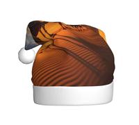 WZYCWB caravan of camels Patterned Santa hat, suitable for Christmas parties, New Year's Eve parties, and stage performances.