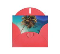 WZYCWB Caribbean Islands Red Printed Holiday Cards - Perfect for heartwarming holiday greetings