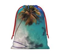 WZYCWB Caribbean Islands S Printed Gift Bags - Perfect for Weddings, Christmas, and Holidays - S/M/L