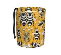 WZYCWB Cartoon bee Hanging car Trash can is Suitable for Many Types of Cars. It is Practical and Convenient, and is Simply The Perfect Partner for Driving.