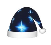 WZYCWB Cartoon blue star Patterned Christmas Party Hat, Children's Class Activity Gift, Christmas Holiday Decoration Prop