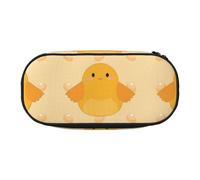 WZYCWB Cartoon Chick Large Capacity Pencil Bag - Multifunctional Storage Box, Portable and Durable Pencil Bag for Office and School Supplies