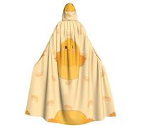 WZYCWB cartoon chick Patterned Hooded Cape - Ideal Costume for Carnival/Festival Party Cosplay