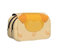 WZYCWB cartoon chick Patterned Portable Pencil Case ideal for organizing pens in the office or storing makeup brushes