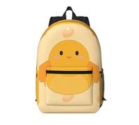 WZYCWB cartoon chick Printed backpack with pockets - suitable for work, business trips, travel, sports