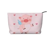 WZYCWB Cartoon Flying Pig Patterned Toiletry Storage Bag, Essential for organizing Cosmetics and Skincare Products.