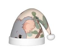 WZYCWB Cartoon koala Patterned Christmas Party Hat, Children's Class Activity Gift, Christmas Holiday Decoration Prop