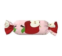 WZYCWB Cartoon Red Fruit Candy Cylindrical Pillow Cylindrical Comfort Roll Pillow Travel Neck Pillow Tubular Pillow Suitable for Head Neck and Back Support