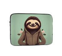 WZYCWB Cartoon Sloth 13 inch Laptop sleeve compatible with 10-17-inch laptops. A lightweight, portable, and stylish accessory.