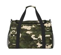 WZYCWB Cat and Butterfly Printed fitness travel bag. Perfect for yoga training, short trips, and swimming gear., Army Camouflage, One Size