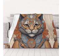 WZYCWB Cat's Eye 60"x50" Printed flannel blanket - 30-80 inches. A warm blanket for autumn home use and a portable travel blanket.