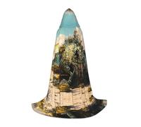 WZYCWB Chameleon Model S Patterned Hooded Cape Cosplay Costume - Holiday Party Costume Props