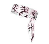 WZYCWB Cherry Blossoms Tree Printed Sports Headband, Men's and Women's Headscarf for Playing Ball, Morning Jogging, Outdoor Sports