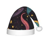 WZYCWB Color art symbols Patterns Fun Christmas Party Hat, Class Party Activity Holiday Christmas Decoration Hat