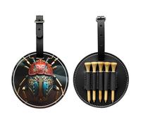 WZYCWB Colorful Beetle Special Printed Golf tee Storage Bag - Portable Hanging Buckle Design