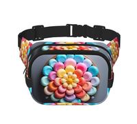 WZYCWB Colorful Candy Sports Waist Bag, Trendy and Fashionable Crossbody Bag, Lightweight Travel Small Bag