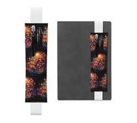 WZYCWB Colorful Music Notes Diary pencil pouches, PVC pen holders and pen holders with elastic bands, and bookmarks are the best gift choices., White, One Size