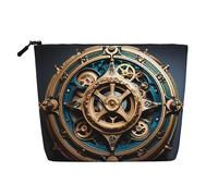 WZYCWB Cool Steampunk Gears Patterned cosmetic bag, travel cosmetic bag, multifunctional storage bag, storage for daily necessities