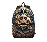 WZYCWB Cool Steampunk Gears Printed backpack with pockets - suitable for work, business trips, travel, sports