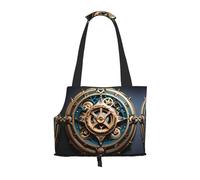WZYCWB Cool Steampunk Gears Printed Pet Shoulder Bag - Lightweight, Breathable Travel Small Pet Shoulder Bag
