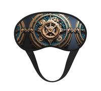 WZYCWB Cool Steampunk Gears Printed Sleeping Eye mask, Full Coverage, relieves Eye Fatigue