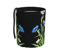 WZYCWB Cornflower Flowers in The Sun Portable car Trash can, Practical car Storage Bucket, Practical, Convenient and Foldable, a Must-Have for Cars.