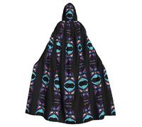 WZYCWB Cosmic Owl Halloween hooded cape suitable for party carnival role-playing costumes