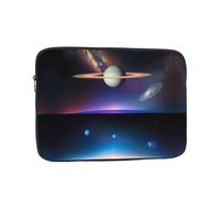 WZYCWB Cosmic Saturn 17 inch Laptop sleeve compatible with 10-17-inch laptops. A lightweight, portable, and stylish accessory.