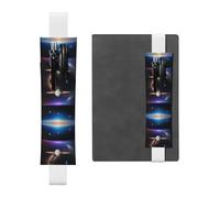 WZYCWB Cosmic Saturn Diary pencil pouches, PVC pen holders and pen holders with elastic bands, and bookmarks are the best gift choices., White, One Size