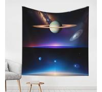 WZYCWB Cosmic Saturn Patterned decorative tapestry, suitable for wall decoration in living rooms and bedrooms