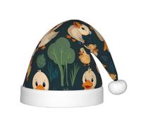 WZYCWB Cute cartoon bunny Patterns Fun Christmas Party Hat, Class Party Activity Holiday Christmas Decoration Hat