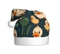 WZYCWB Cute cartoon bunny Printed Santa Hats - Perfect for Christmas Eve, New Year's Eve, and Holiday Parties