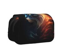 WZYCWB Cute cats Patterned Portable Pencil Case ideal for organizing pens in the office or storing makeup brushes