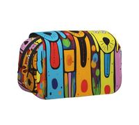 WZYCWB Cute dogs. Patterned Portable Pencil Case ideal for organizing pens in the office or storing makeup brushes