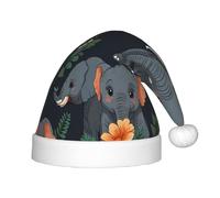 WZYCWB Cute elephant Patterned Christmas Party Hat, Children's Class Activity Gift, Christmas Holiday Decoration Prop