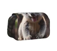 WZYCWB Cute Koala Patterned Portable Pencil Case ideal for organizing pens in the office or storing makeup brushes