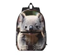 WZYCWB Cute Koala Printed backpack with pockets - suitable for work, business trips, travel, sports