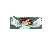 WZYCWB Cute Little Angel Bow Headband Kids Elastic Bow Hair Accessories 0-6 Months Hair Bows for Newborn Infant Toddlers