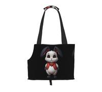 WZYCWB Cute little bunny Printed Pet Shoulder Bag - Lightweight, Breathable Travel Small Pet Shoulder Bag