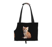 WZYCWB Cute little cat Printed Pet Shoulder Bag - Lightweight, Breathable Travel Small Pet Shoulder Bag
