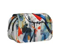 WZYCWB Cute Magpie Patterned Portable Pencil Case ideal for organizing pens in the office or storing makeup brushes