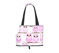 WZYCWB Cute owl Lightweight travel bag for cats & breathable small dog shoulder bag for easy portability