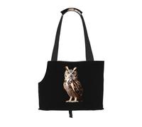 WZYCWB Cute owl Lightweight travel bag for cats & breathable small dog shoulder bag for easy portability
