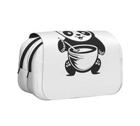 WZYCWB Cute panda baby Patterned Portable Pencil Case ideal for organizing pens in the office or storing makeup brushes