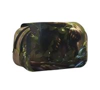 WZYCWB Cute Panda Plant Patterned Portable Pencil Case ideal for organizing pens in the office or storing makeup brushes