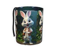 WZYCWB Cute White Rabbit Hanging car Trash can is Suitable for Many Types of Cars. It is Practical and Convenient, and is Simply The Perfect Partner for Driving.