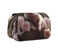 WZYCWB Cute young pig Portable Pencil Case ideal for organizing pens in the office or storing makeup brushes