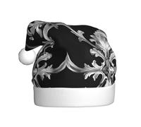 WZYCWB Dark Pattern Patterned Santa hat, festive New Year's decorative hat, suitable for adults and children at Christmas parties.